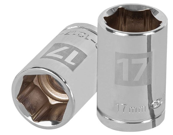 DADO DE 17 mm, CUADRO DE 1/2", 6 PUNTAS, D-1217-M