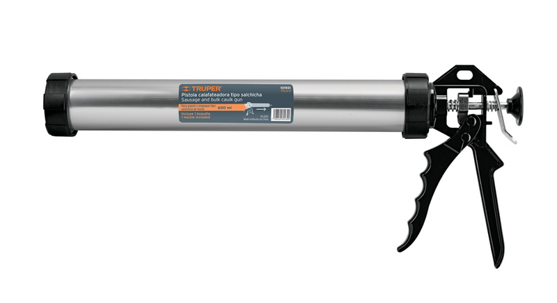 PISTOLA CALAFATEADORA TUBO COMPLETO 600 ml TRUPER