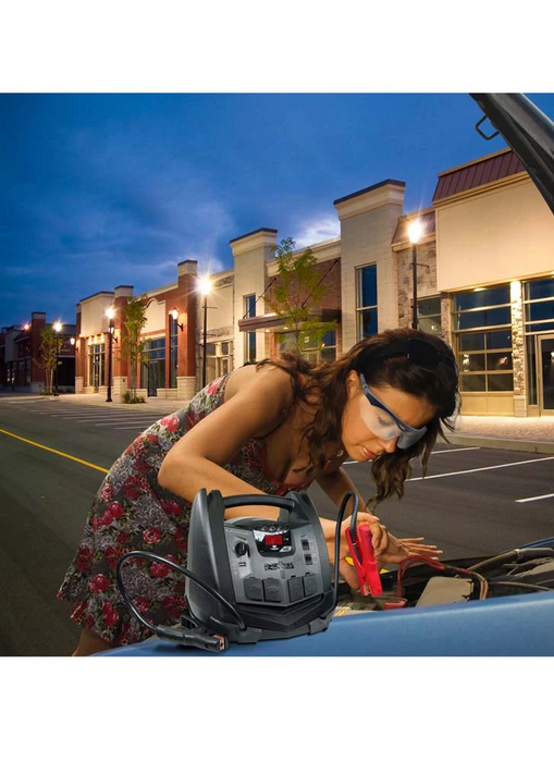 ARRANCADOR ELECTRICO PORTATIL SJ1332 DE 1200 AMP. MAX.