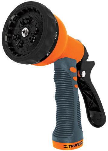 PISTOLA PARA RIEGO MULTIFUNCION, PLASTICO-PVC 9 FUNCIONES