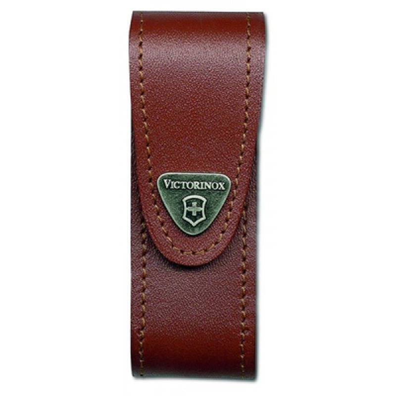 FUNDA DE PIEL CAFE PARA HERRAMIENTA 1.3 Y 1.4 VICTORINOX 500754