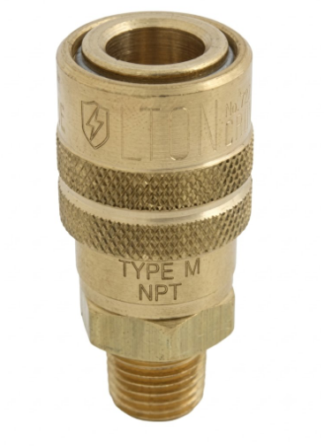 COPLE RAPIDO PARA AIRE, MACHO, 3/8" NPT, MILTON 719