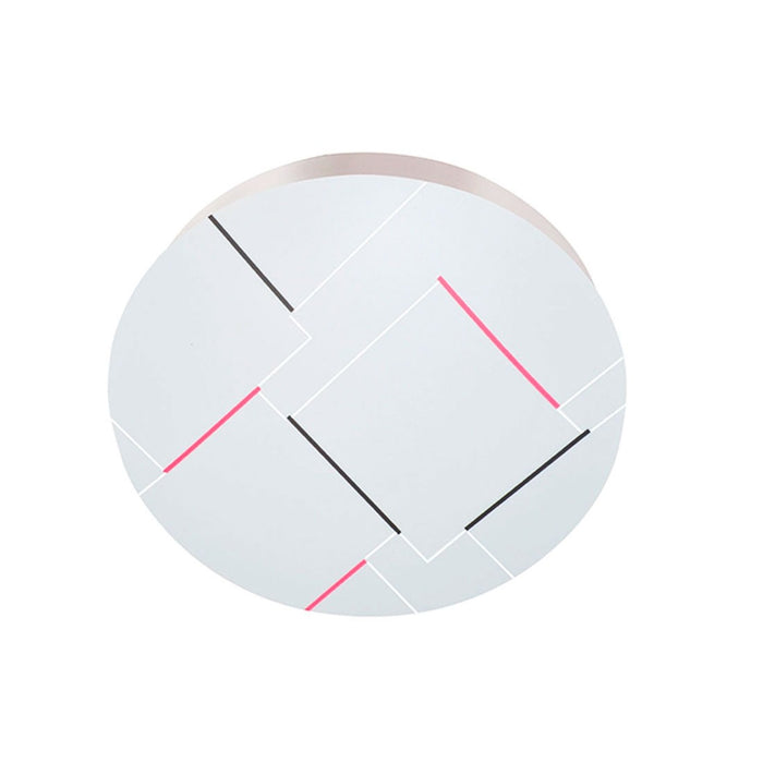 PLAFON CIRCULAR DECORATIVO MARSELLA, LED 24W, EXTRA PLANO