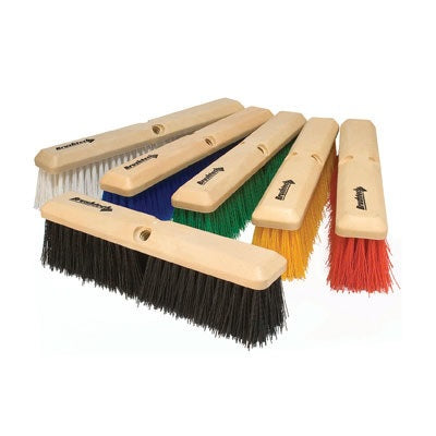 CEPILLO PARA BARRER EL CASTOR, DE 24" DE POLIPROPILENO COLOR ROJO
