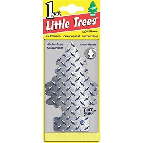 AROMATIZANTE LITTLE TREES AROMA PURE STEEL
