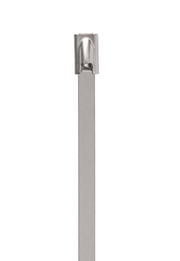 Cincho de acero inoxidable con seguro automático, correa gris clara, 29 cm