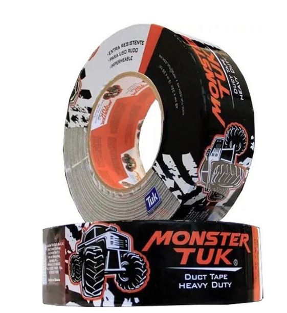 CINTA ADHESIVA PARA DUCTO TUK MONSTER, CAPACIDAD DE 48 mm X 32MTS