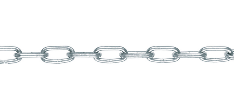 CADENA GALVANIZADA DE 3/16" (METRO)