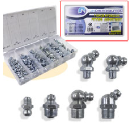 JUEGO DE GRASERAS PARA INSTALAR 110 PCS C/24
