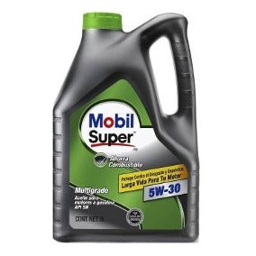ACEITE PARA MOTOR A GASOLINA, MOBIL SUPER EXTENGINE 5W30, DE 5 L (CAJA 4 PIEZAS)