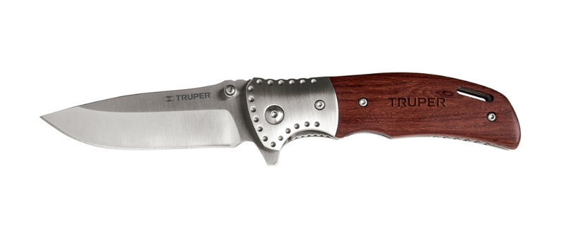 NAVAJA ABATIBLE MANGO METALICO DE 4"