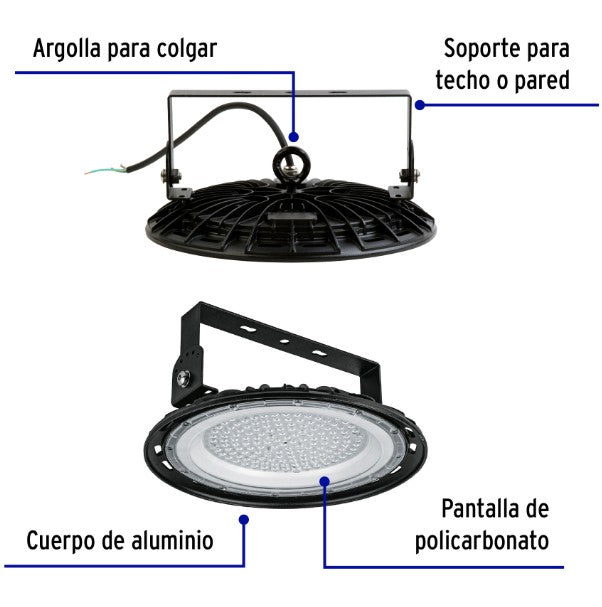LUMINARIO LED 100 W HIGH BAY VOLTECK