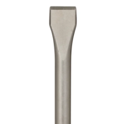 Vástago del cincel SDS-MAX plano de 600 x 25 mm, punta ancha