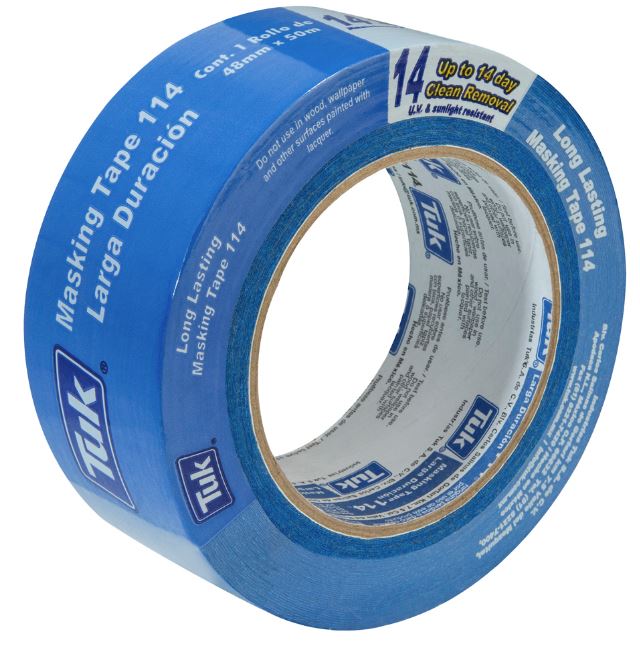 CINTA MASKING AZUL, 2" X 50 MTS, TUK