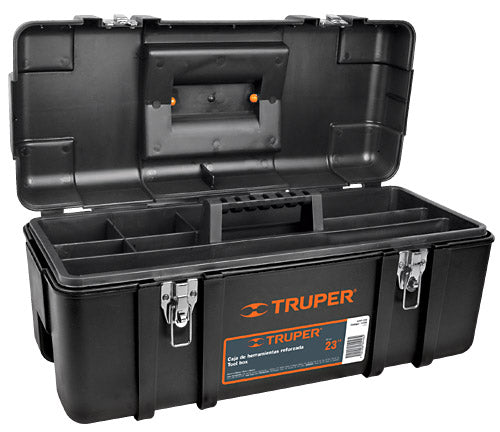 CAJA PARA HERRAMIENTA DE 23'" NEGRA CON BROCHE METALICO