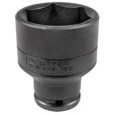 DADO DE IMPACTO DE 1/2", CUADRO DE 3/8", 6 PUNTAS