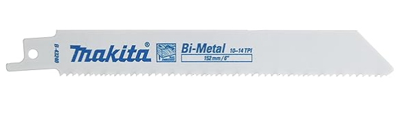 SEGUETA SABLE 6" 10-14 TPI P/MADERA,METAL,ALUMINIO Y PLASTIC