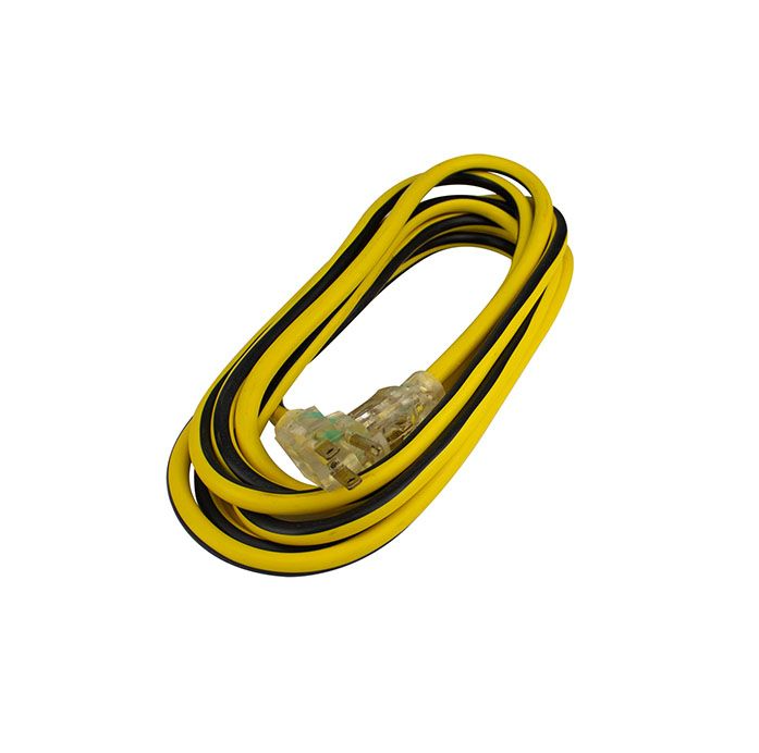 EXTENSION ELECTRICA DE 4.6 MTS, CALIBRE 14, USO RUDO, ATERRIZADA