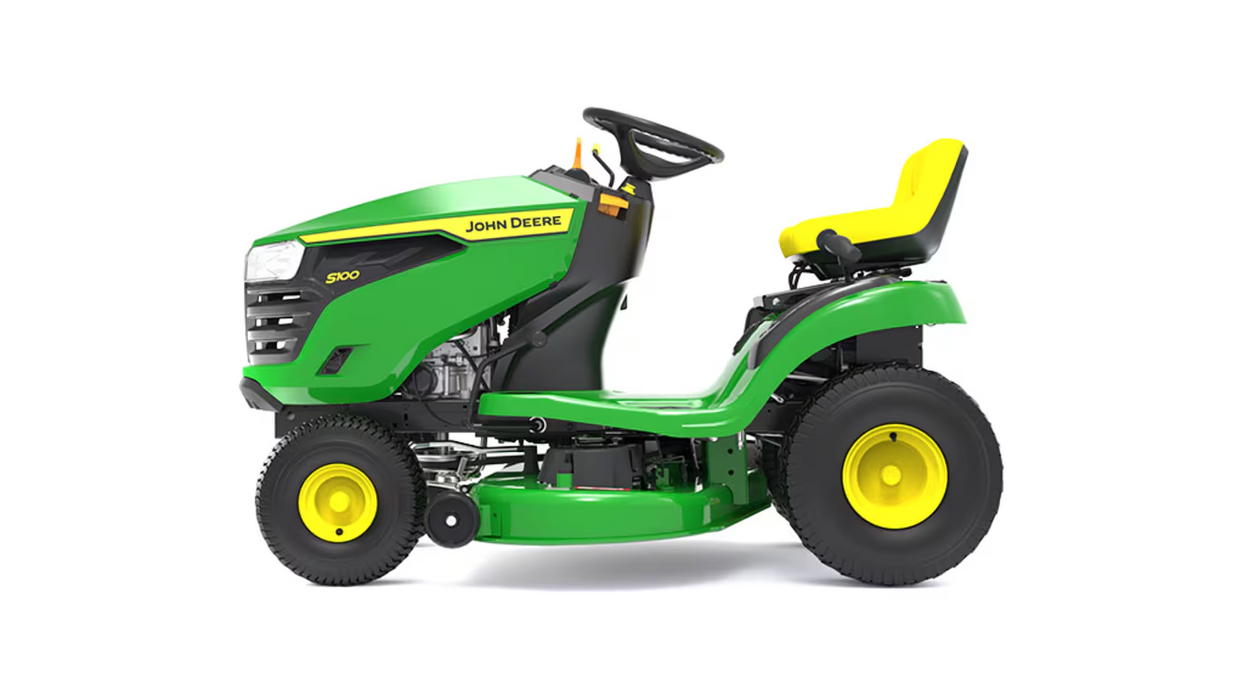 TRACTOR CORTADOR DE CESPED 42", 17.5 HP, JOHN DEERE S100