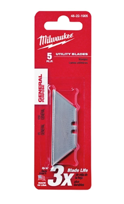 NAVAJAS DE REPUESTO 5 PZ MILWAUKEE