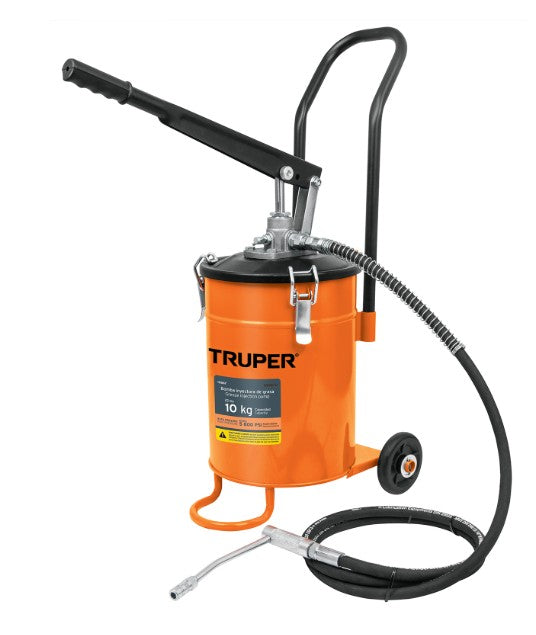 BOMBA INYECTORA DE GRASA MANUAL, 10 KG TRUPER