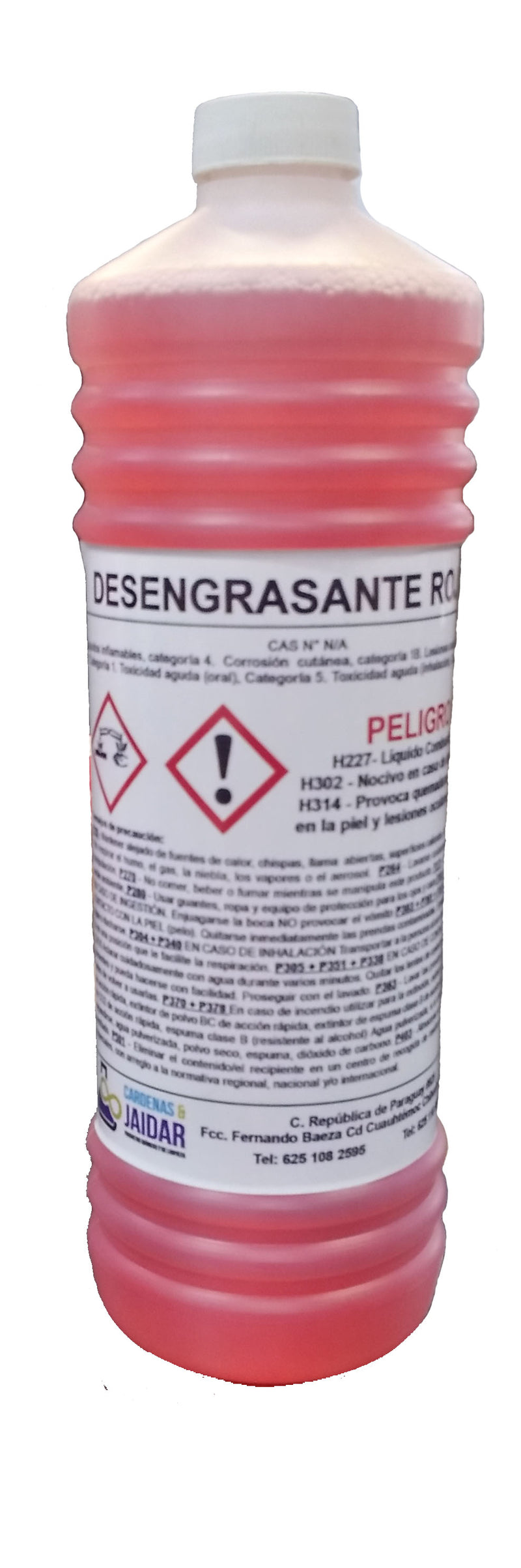 DESENGRASANTE ROJO DE 1 LITRO