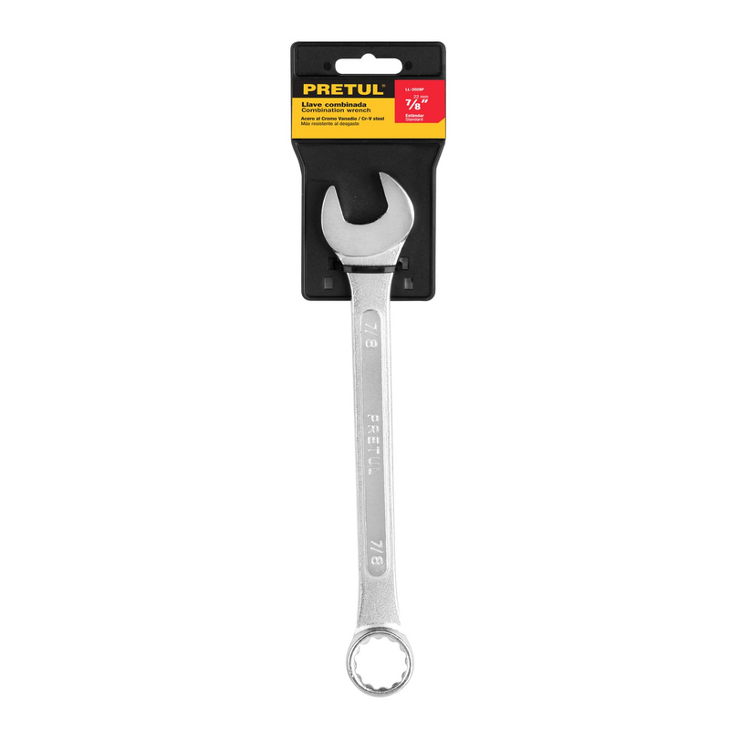 LLAVE COMBINADA 7/8" X 260 mm DE LARGO PRETUL