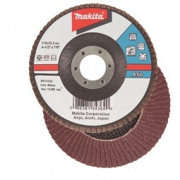 MULTIDISCO FLAP ZIRCONIO 4 1/2" GRAN0 120 PARA INOX