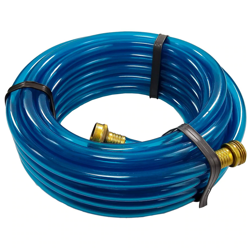 MANGUERA PARA JARDIN 5/8", 20 m, DE SILICON, AZUL