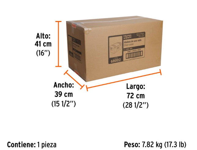 HIELERA EXPERT 45 LTS TRUPER GRIS