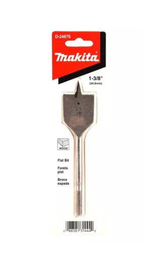BROCA PLANA PARA MADERA 1-3/8" X 6-1/2"