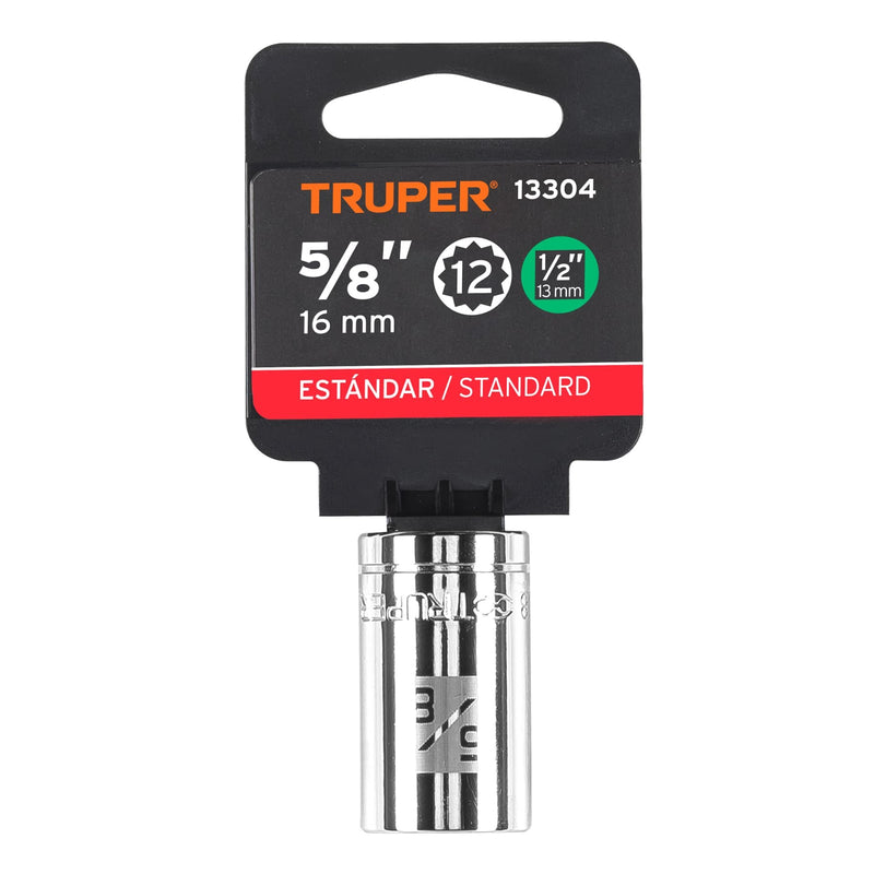 DADO DE 5/8", CUADRO DE 1/2", 12 PUNTAS, D-1220