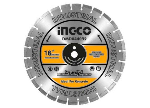 DISCO DE DIAMANTE SEGMENTADO 405 mm (16") x 25,4 mm USO C/AGUA