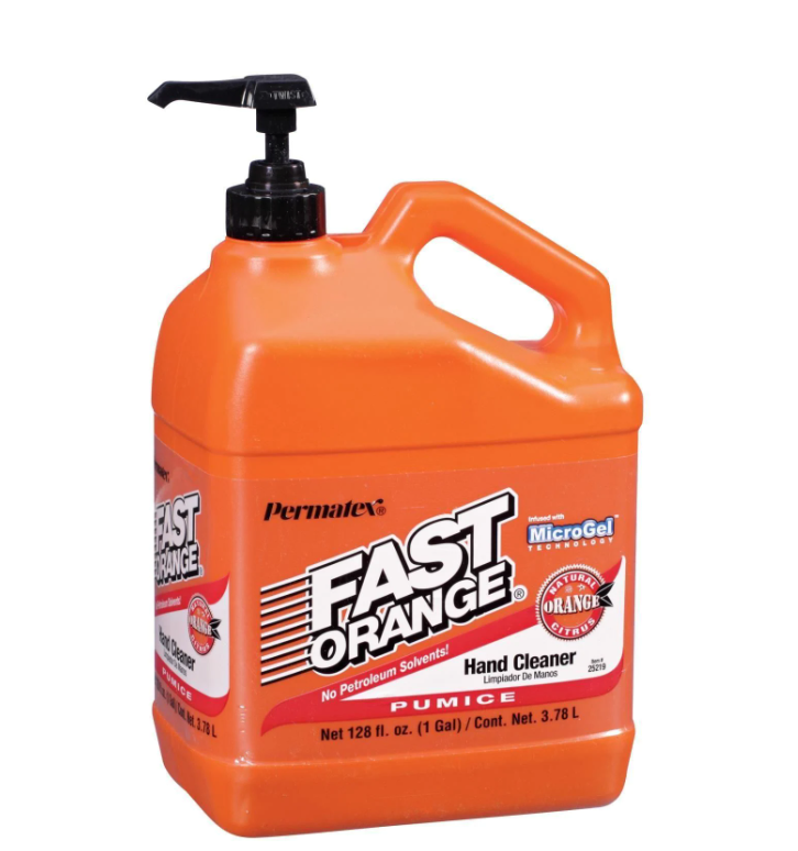CREMA LIMPIAMANOS FAST ORANGE, DE 3.78 L.