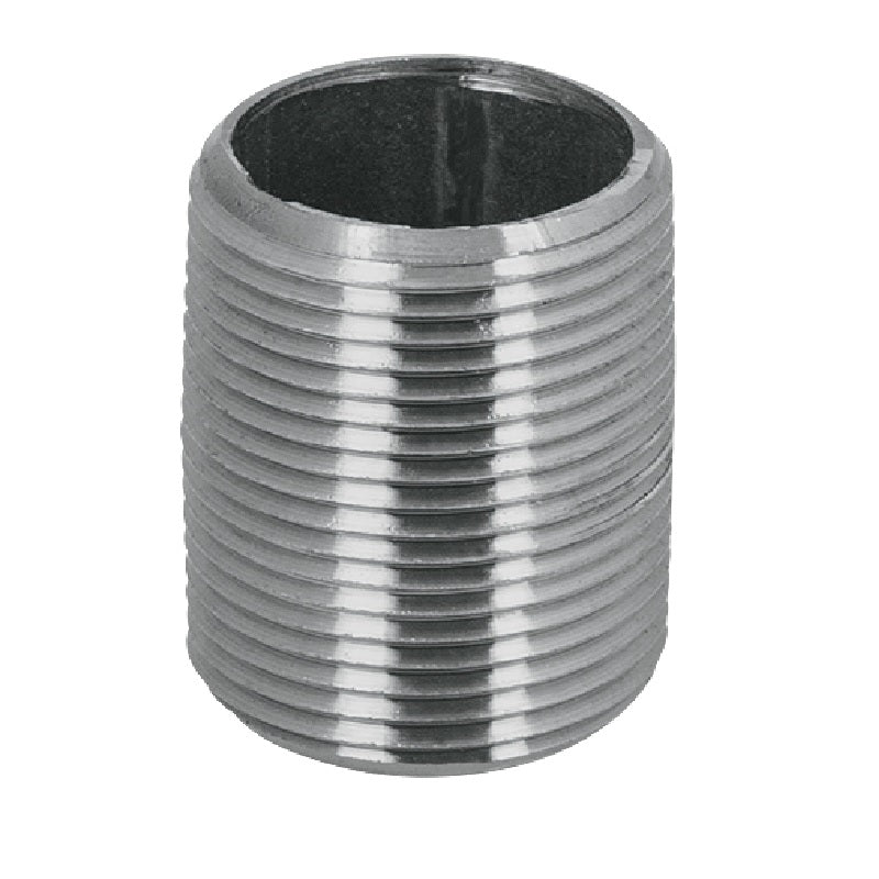 NIPLE CUERDA CORRIDA DE ACERO GALVANIZADO 1/2" FOSET