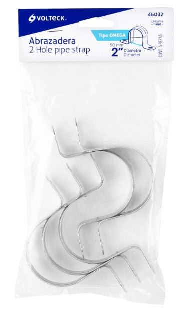 ABRAZADERA TIPO OMEGA PARA TUBO DE 2" VOLTECK