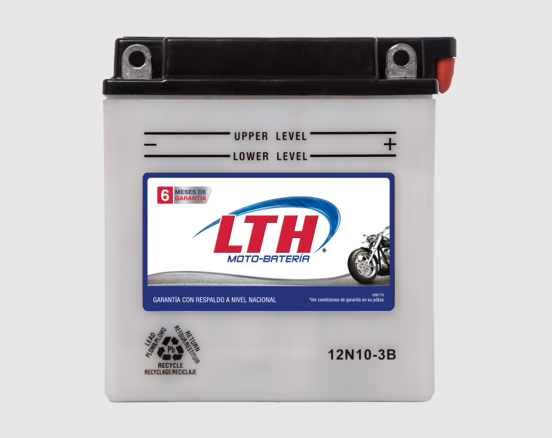 MOTO-BATERIA LTH DE 10 AMPERS/H (12N10-3B)