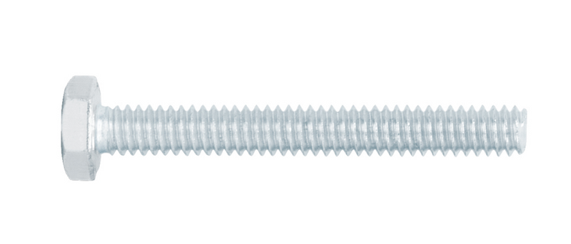 TORNILLO ACERO GALVANIZADO TIPO MAQUINA 1/4" X 2" (PIEZA)