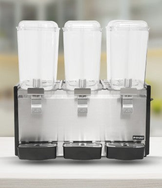 DISPENSADOR DE BEBIDAS FRIAS 3 TANQUES DISBEF-3T 18 LTS