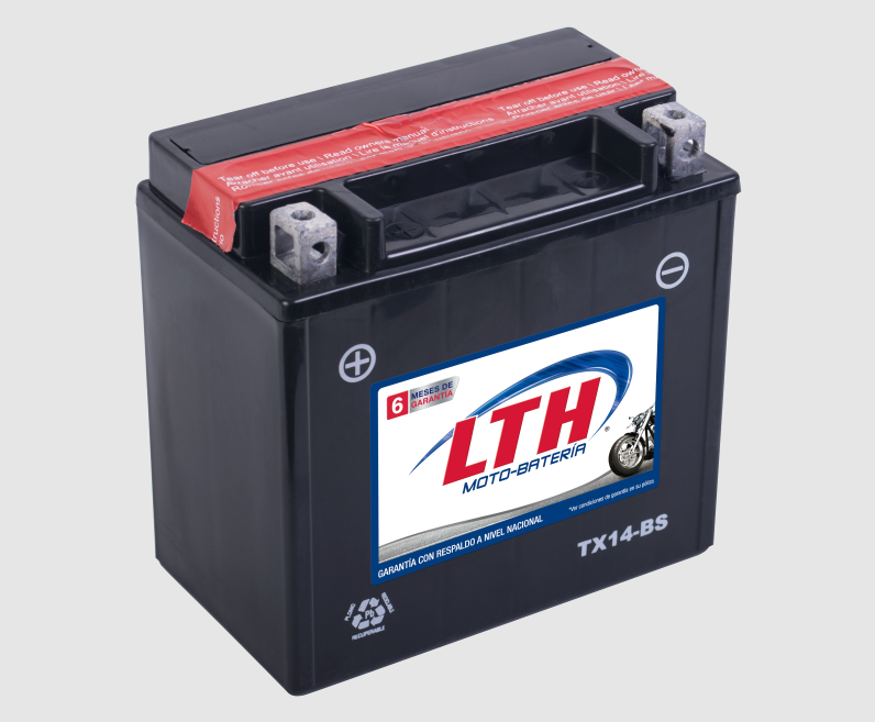 MOTO BATERIA LTH AGM LIBRE DE MANTENIMIENTO DE 10 AMPERS/H