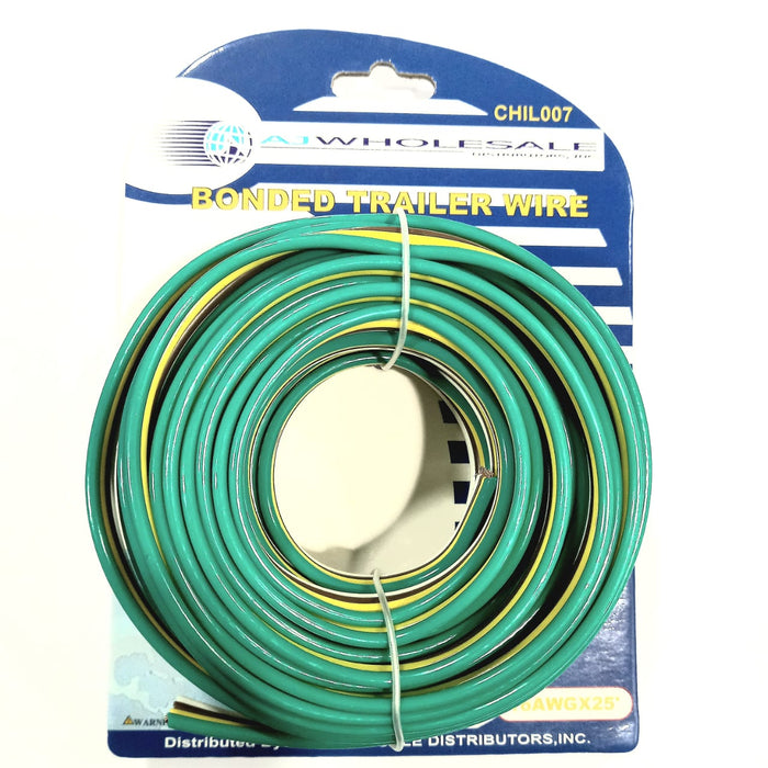 ARNES DE CABLEADO P/REMOLQUE 18 AWG  25 FT 4 CONECTORES PLANOS