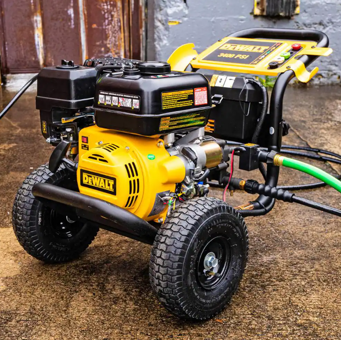 HIDROLAVADORA CON MOTOR A GASOLINA DEWALT, 3400 PSI, 2.5 GPM, ARRANQUE ELÉCTRICO