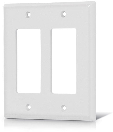 PLACA DE PLÁSTICO, DOBLE, LÍNEA CLASSIC, VOLTECH"