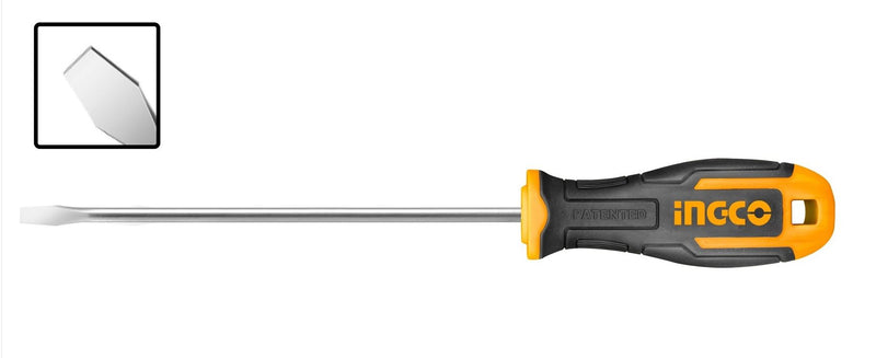 DESARMADOR PLANO IMANTADO 6" INGCO TOOLS