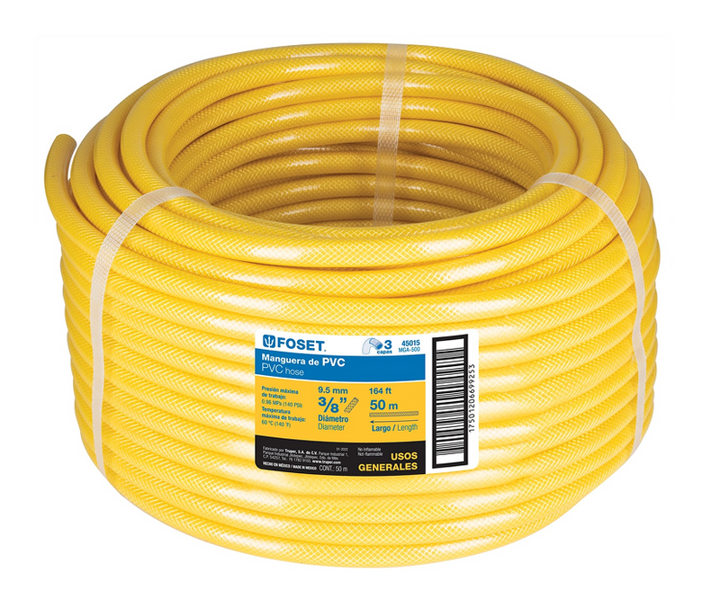 MANGUERA PARA GAS 3/8" POR METRO (METRO)