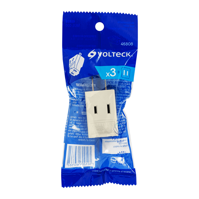 MULTICONTACTO TRIPLE, TIPO CUBO, VOLTECK