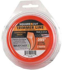 HILO PARA DESBROZADORA .095 SQUARE 40FT ORANGE CH.