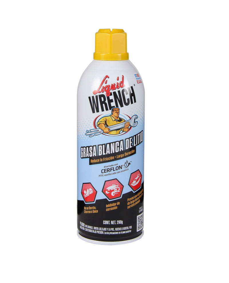 GRASA BLANCA DE LITIO, SPRAY CON 290g LIQUID WRENCH