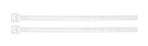 Cinchos de plástico blancos de 50 cm, con hebilla para fijar cables y paquetes