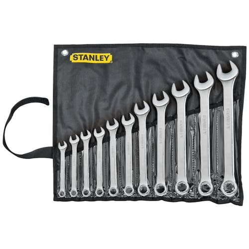JUEGO DE 14 LLAVES COMBINADAS STD, ESTUCHE DE TELA